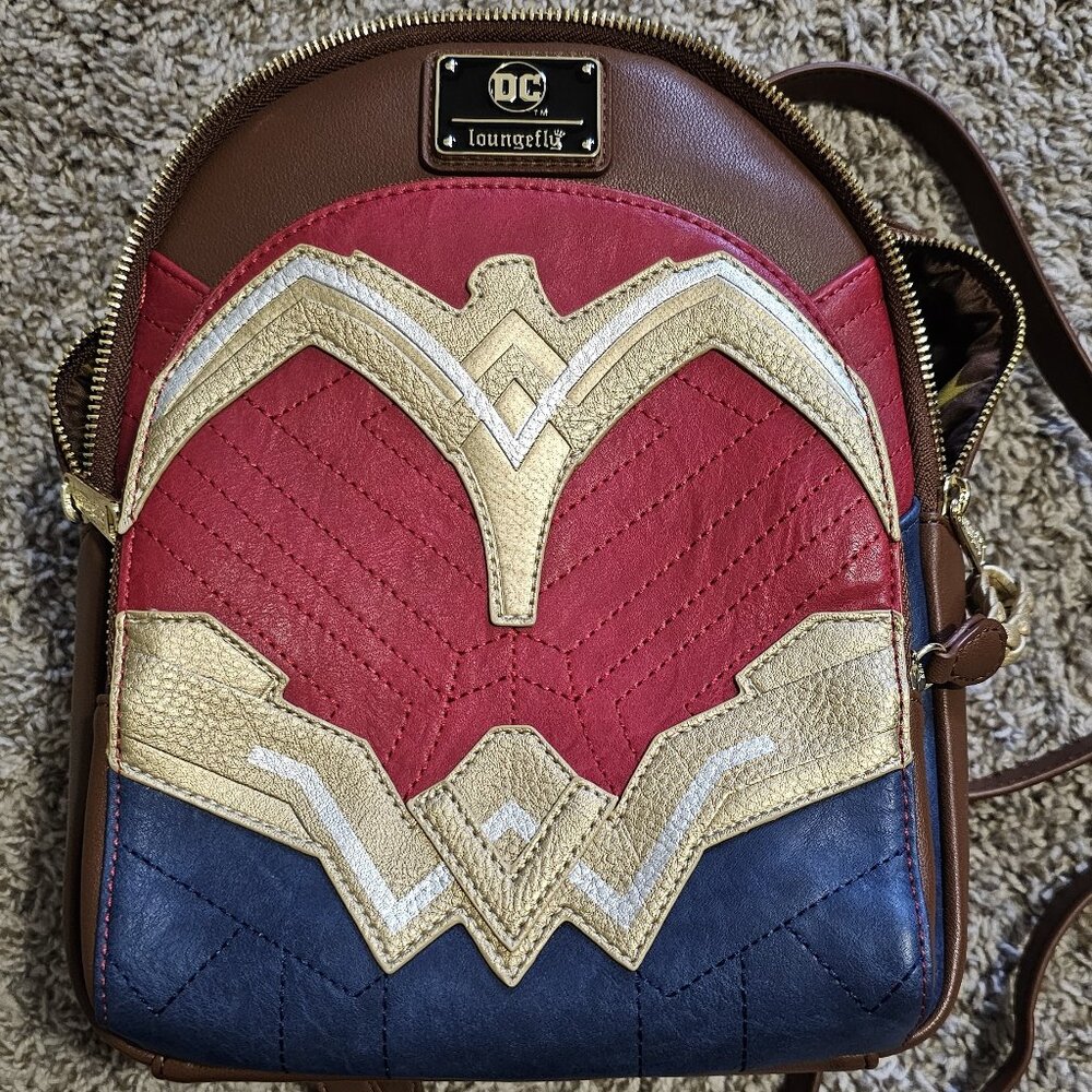 Loungefly Wonder Woman Mini Backpack, NWOT